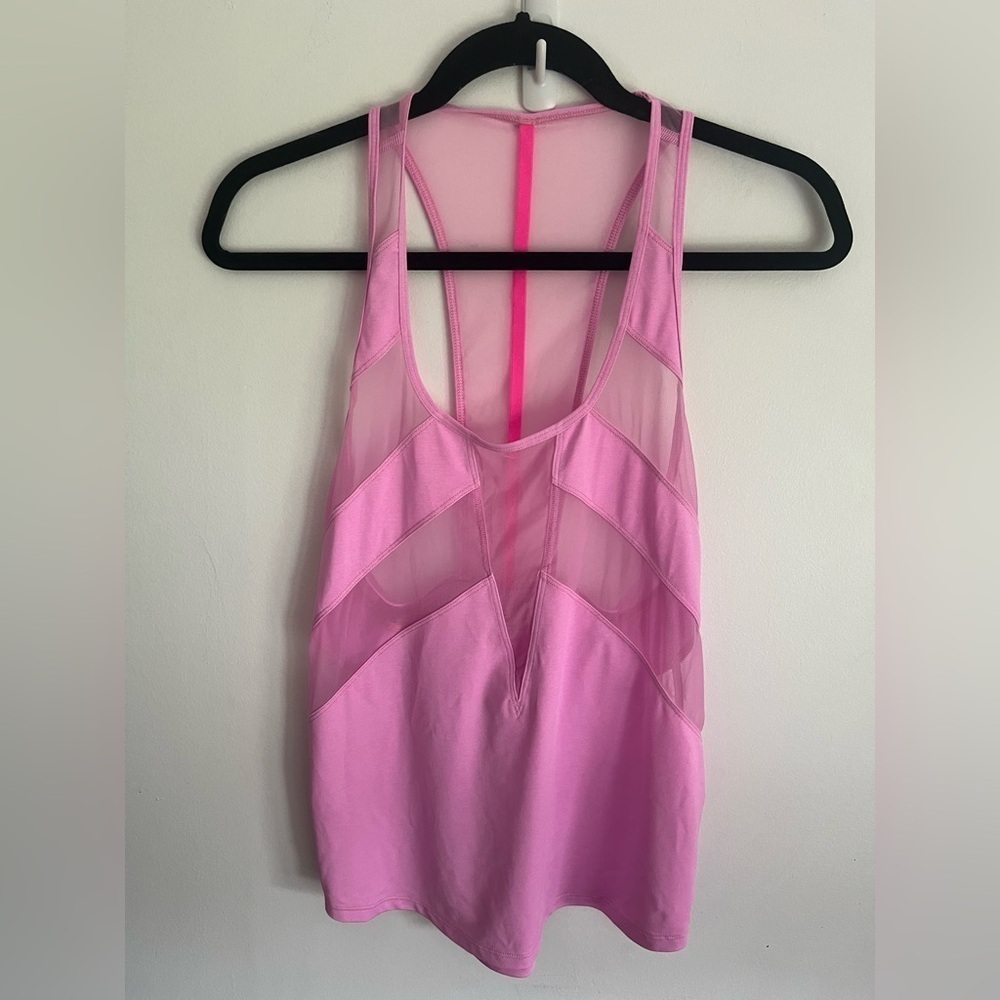 Lululemon Women If You're Lucky Tank Top Vintage Pink Raspberry Glo US 8